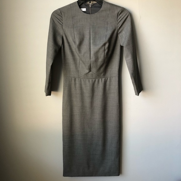 Frilly Gray Dress - Picture 1 of 7